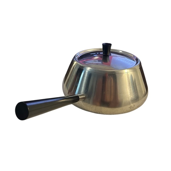 Vintage Spring Inox Swiss Fondue Pot - Mid-Century Modern Charm - Picture 6 of 10